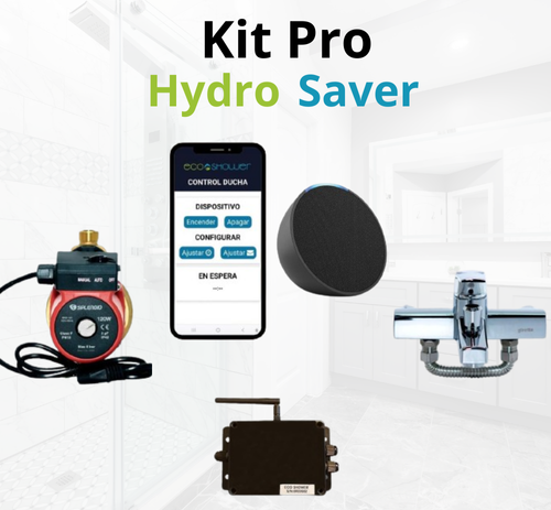 Kit Pro Hydro Saver + Alexa Echo Pop || 6 cuotas de $53.332 sin intereses
